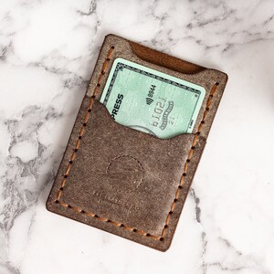 Mens Leather Wallet, Card Holder, Fathers Day Gift for Him, Gift for Men Birthday
