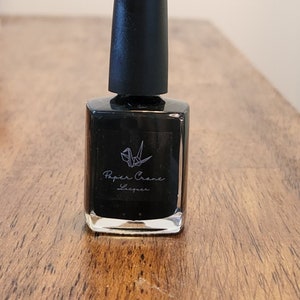 Black Cat, Matte Black Creme Nail Polish