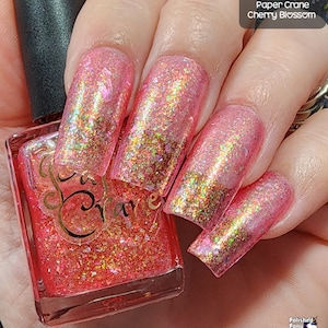 Cherry Blossom, a Pink Flakie Polish