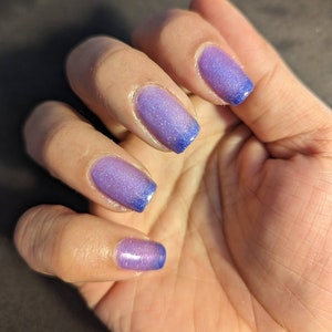 All My Favorite Things, Purple to Pink Tri-Color Thermal Polish