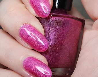 Chibi Usa, Pink Linear Holographic Jelly Nail Polish