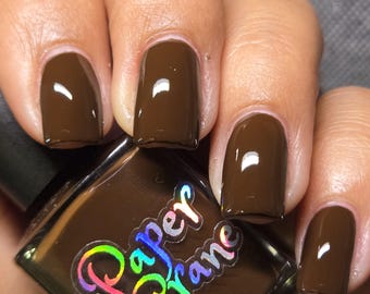 All the Chocolate, dunkelbrauner Creme Nagellack