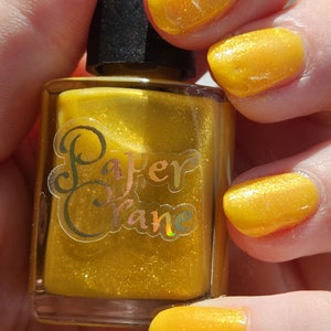 Gold Star, Bright, Shiny Yellow Polish