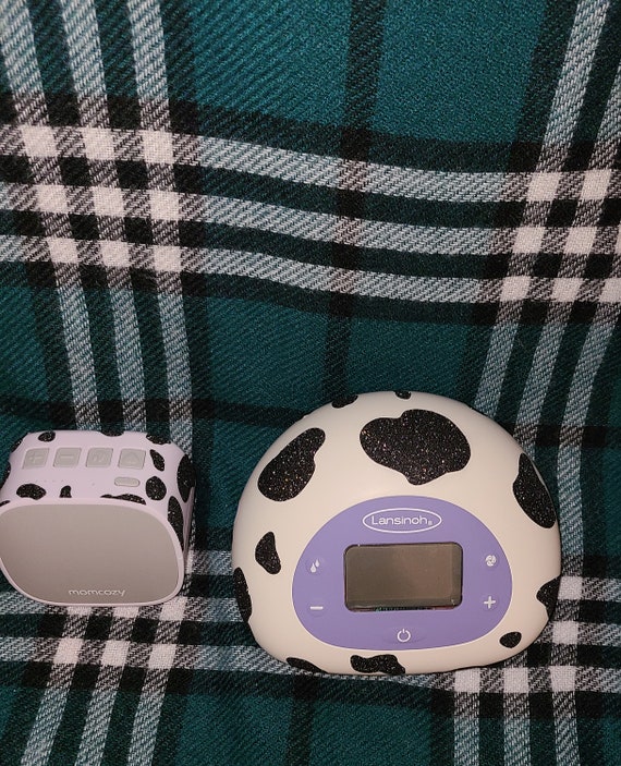 Glitter Cow Print Breast Pump Decal Etsy