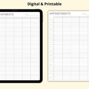 Appointment Tracker, 15 Minute Planner, 5 Day Weekly Schedule, Appointment Sheet, Appointment Diary PDF, Printable/Digital, A4/A5/Letter image 3