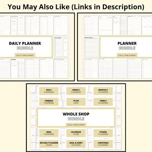 Daily Time Blocking Planner Template, 30 Minute Schedule, Daily Agenda PDF, Simple Productivity Planner, Printable/Digital, A4/A5/Letter image 9