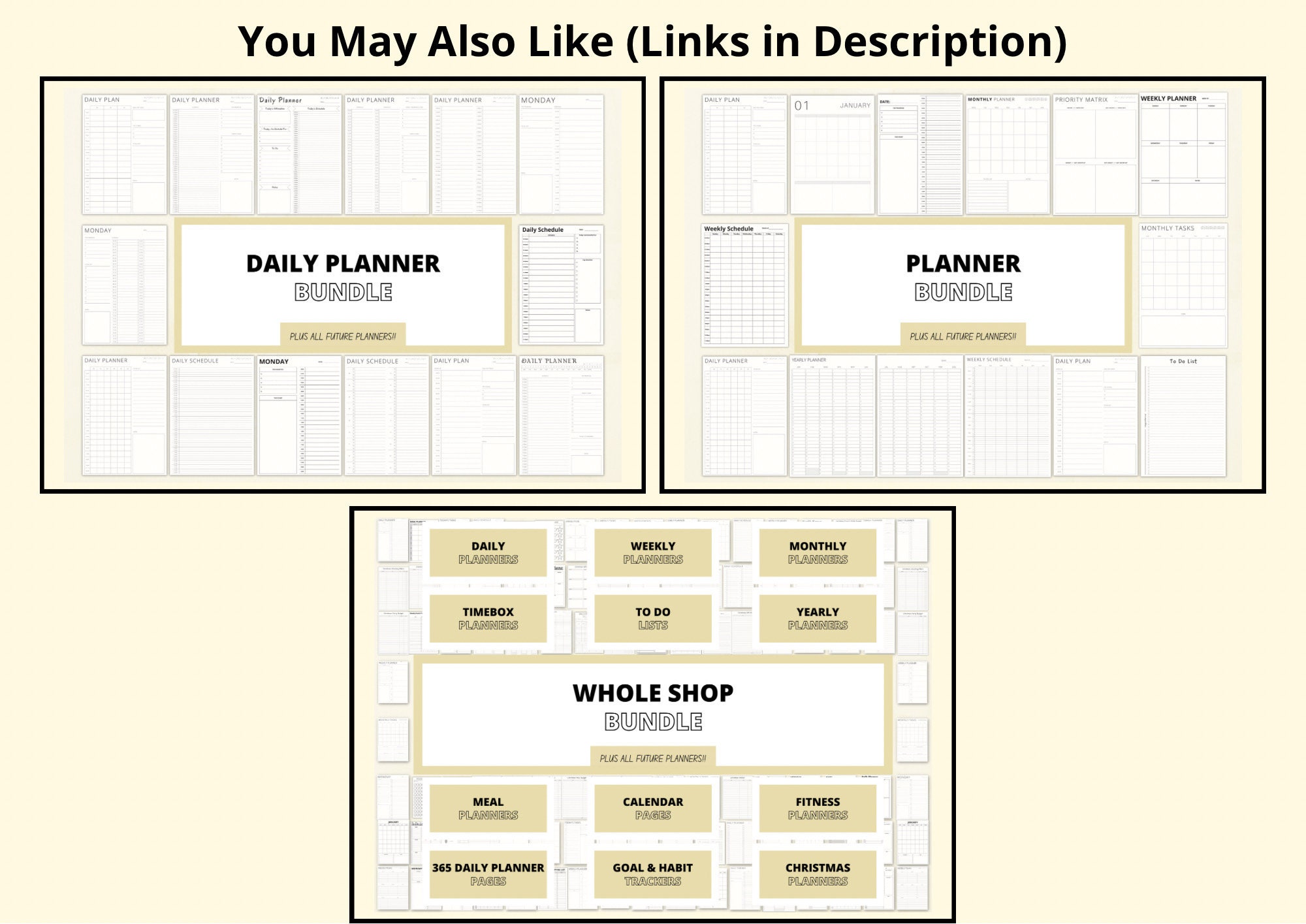 7 Day Planner Template, Daily Time Blocking Planner, 30 Minute Schedule ...