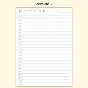 Daily Planner 24 Hour Planner 30 Minute Schedule Time Blocking PDF Daily Planner 24 Hour Planner 30 Minute Schedule Time Blocking PDF