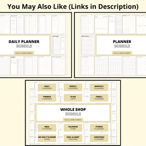 Daily Time Block Planner, 7 Day Planner Template, 30 Minute Day ...