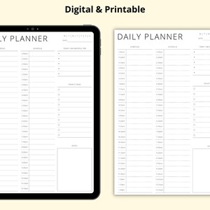 20 Minute Planner Printable, Appointment Tracker, Time Block PDF, Day Schedule Template, Daily Overview, Productivity Planner, A4/A5/Letter image 3