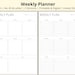 see more listings in the Weekly Planners section