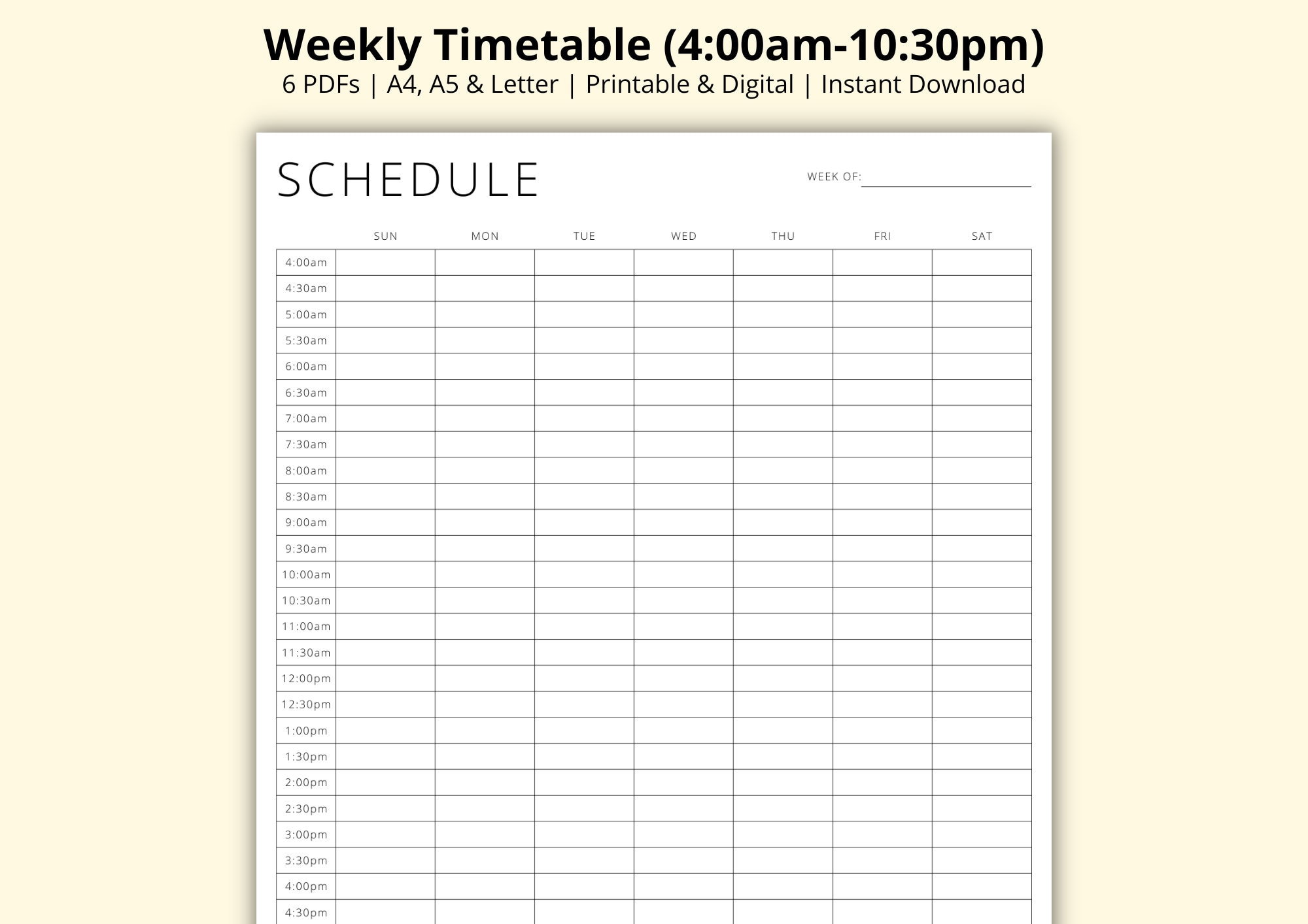 weekly-timetable-30-minute-interval-planner-template-appointment-sheet-revision-study-schedule-tracker-printable-digital-a4-a5-letter-etsy