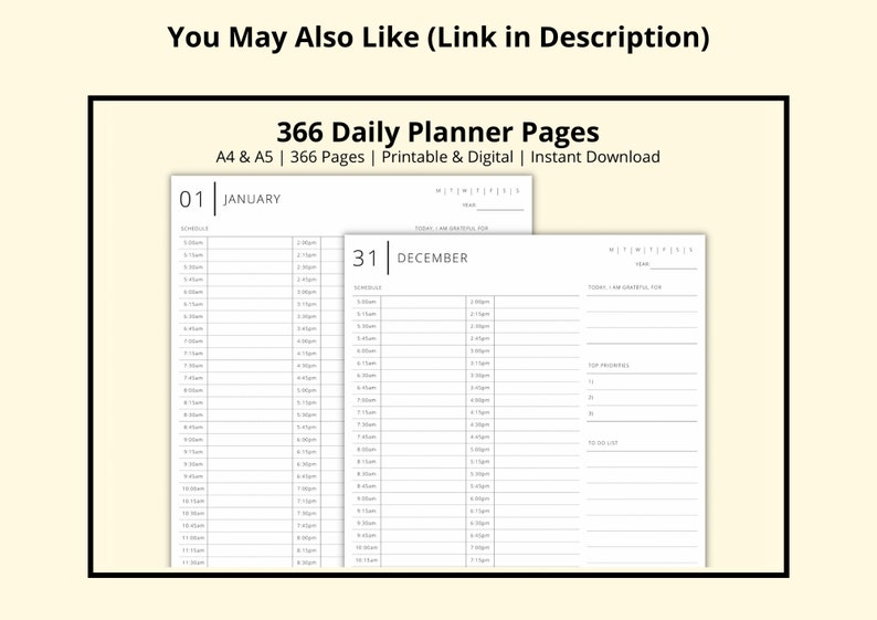 2024 Yearly Planner, Simple 2024 Calendar, Large Wall Planner, Annual