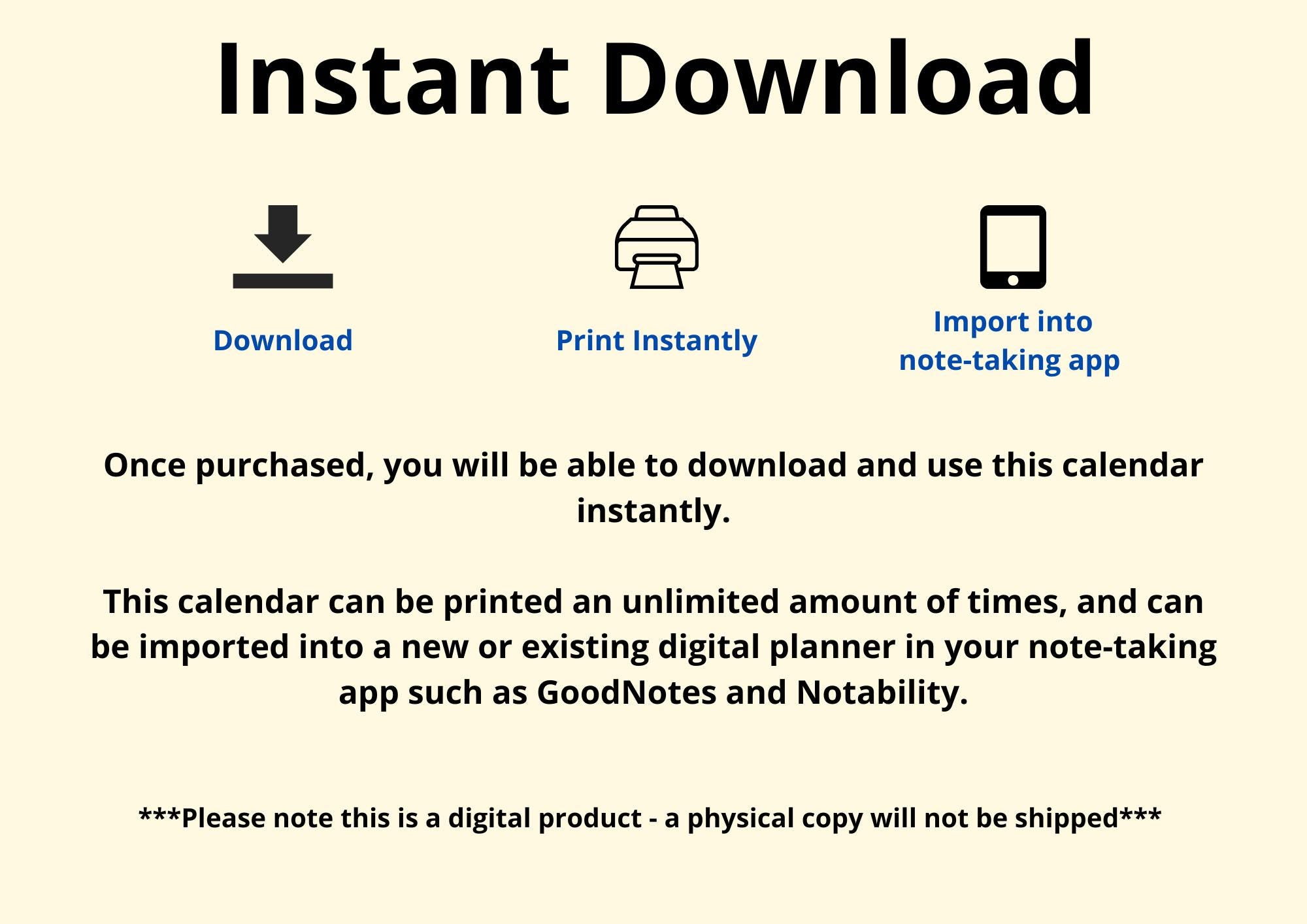 2025 Calendar, 3 Months per Page, Quarterly Planner, 12 Month Calendar ...