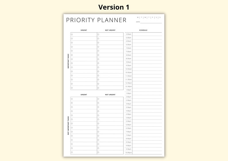Task Priority Matrix, Decision Matrix, Eisenhower Matrix, Action ...