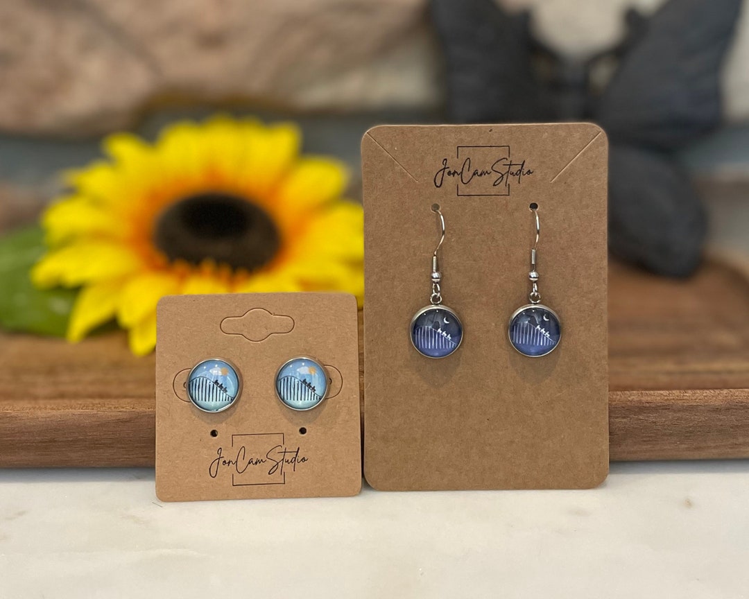 Roller Coaster Earrings, Roller Coaster Jewelry, Roller Coaster, Roller