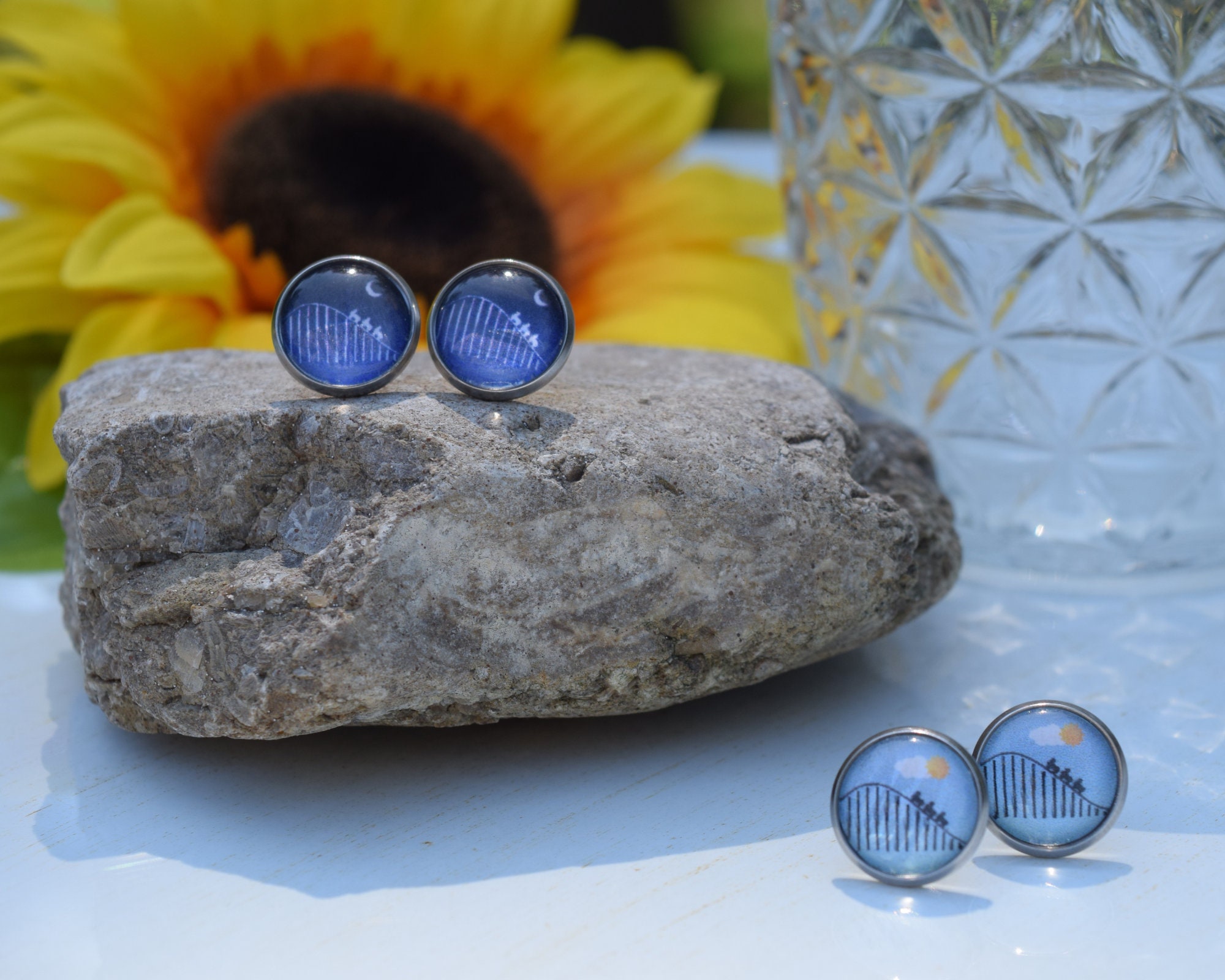 Roller Coaster Earrings, Roller Coaster Jewelry, Roller Coaster, Roller