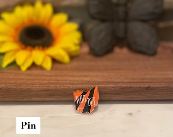 Bengals Inspired Pin, Who Dey Inspired Pin, Football Pin