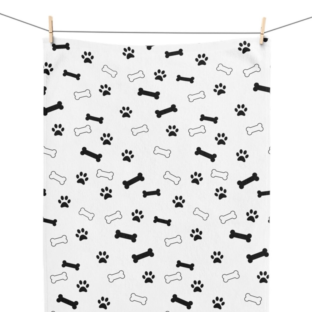 Dog Hand Towel Dog Towel Animal Lover Towel Dog Lover Etsy