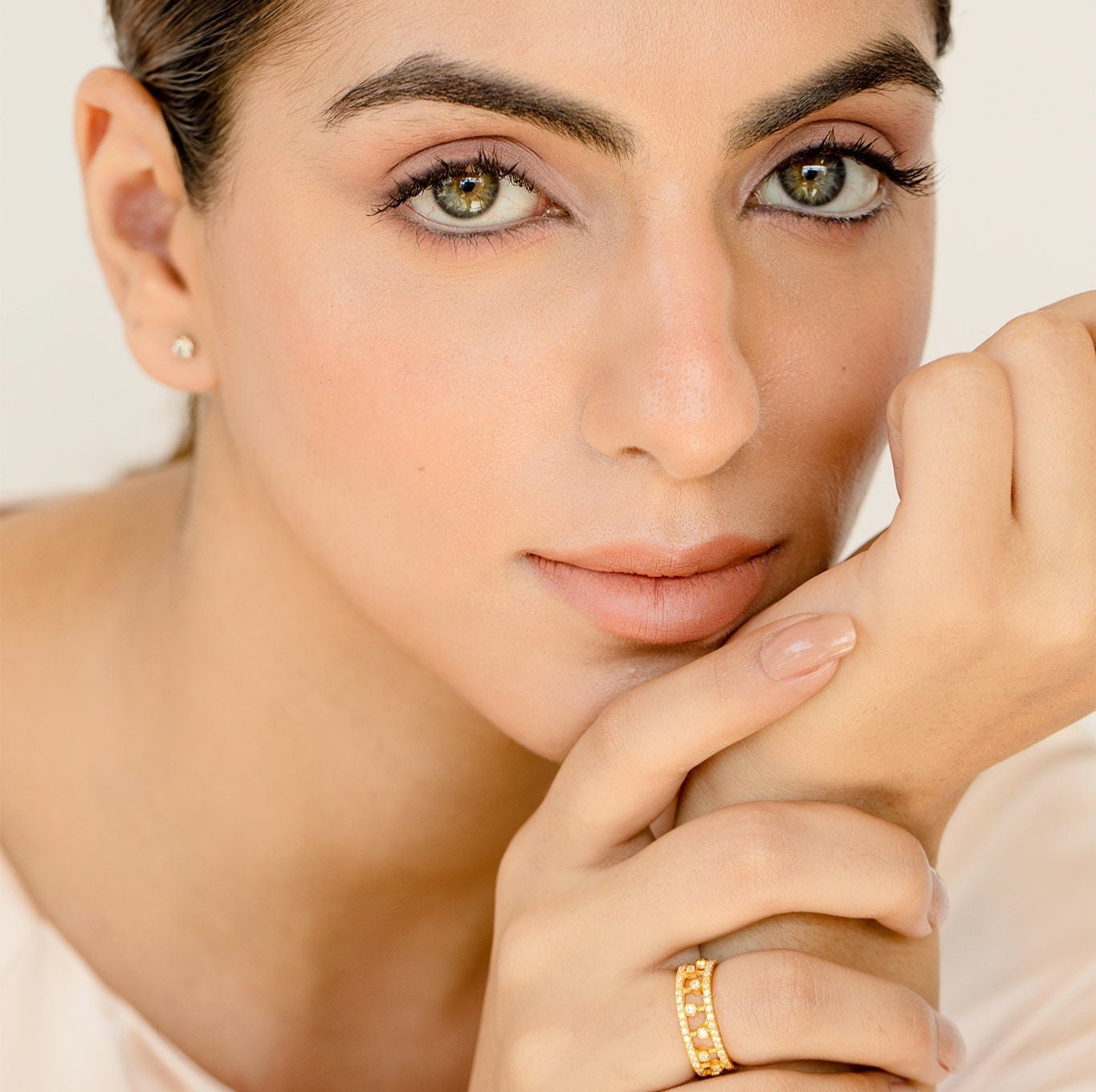 Personalized Diamond Ring 10k Solid Gold Ring Wedding Gift Etsy