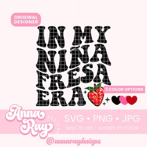 In My Niña Fresa Era Svg Png Jpg Digital Download, JOP Sabor Fresa Svg Png, Corridos Tumbados, Fuerza Regida Sabor Fresa, In My Fresa Era