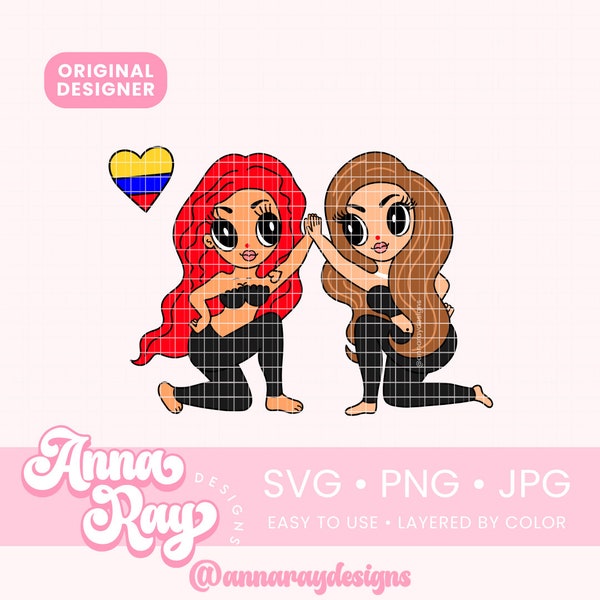 Karol G Shakira TQG, Svg, Png, Jpg Digital File, Karol G Manana Sera Bonito Svg, Karol G New Album, Bichota PNG, Karol G Te Quedo Grande