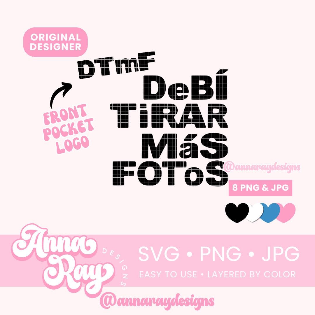 Bad Bunny DTMF Svg Png jpg Instant Download, Bad Bunny Shirt Desgin, Bad Bunny DTMF Merch, Bad Bunny Shirt Design