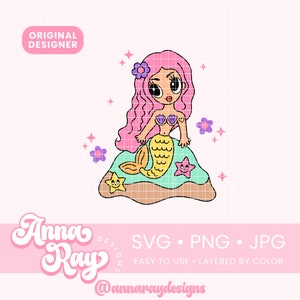 Pink Hair Sirenita Svg Png Jpg, Digital Download, Karol G Manana Sera Bonito, Karol G Pink Hair Png, Karol G Album, Karol G Mermaid Svg Png