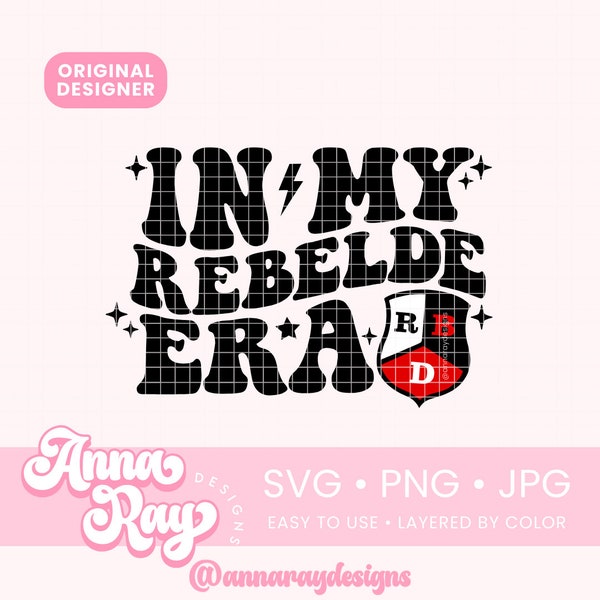 In My Rebelde Era Svg Png Jpg Digital Download, RBD Soy Rebelde Tour Merch, Rebelde Digital File, RBD Fans Merch, Besame Sin Miedo Png