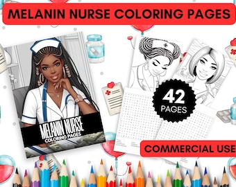Nurse Coloring Pages, Nurse Word Search, Black Girl Magic Coloring Pages, Medical Word Search, Black Girl Coloring Pages, Nurses, Medical