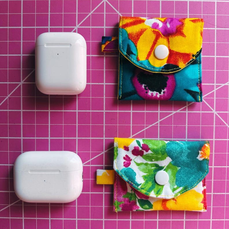 Airpod Case Pdf Sewing Pattern Beginner Friendly Pouch Video