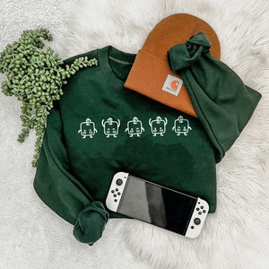 Stardew Valley Crewneck Sweatshirt | Cozy Gamer Gifts | Stardew Valley Junimo Shirt