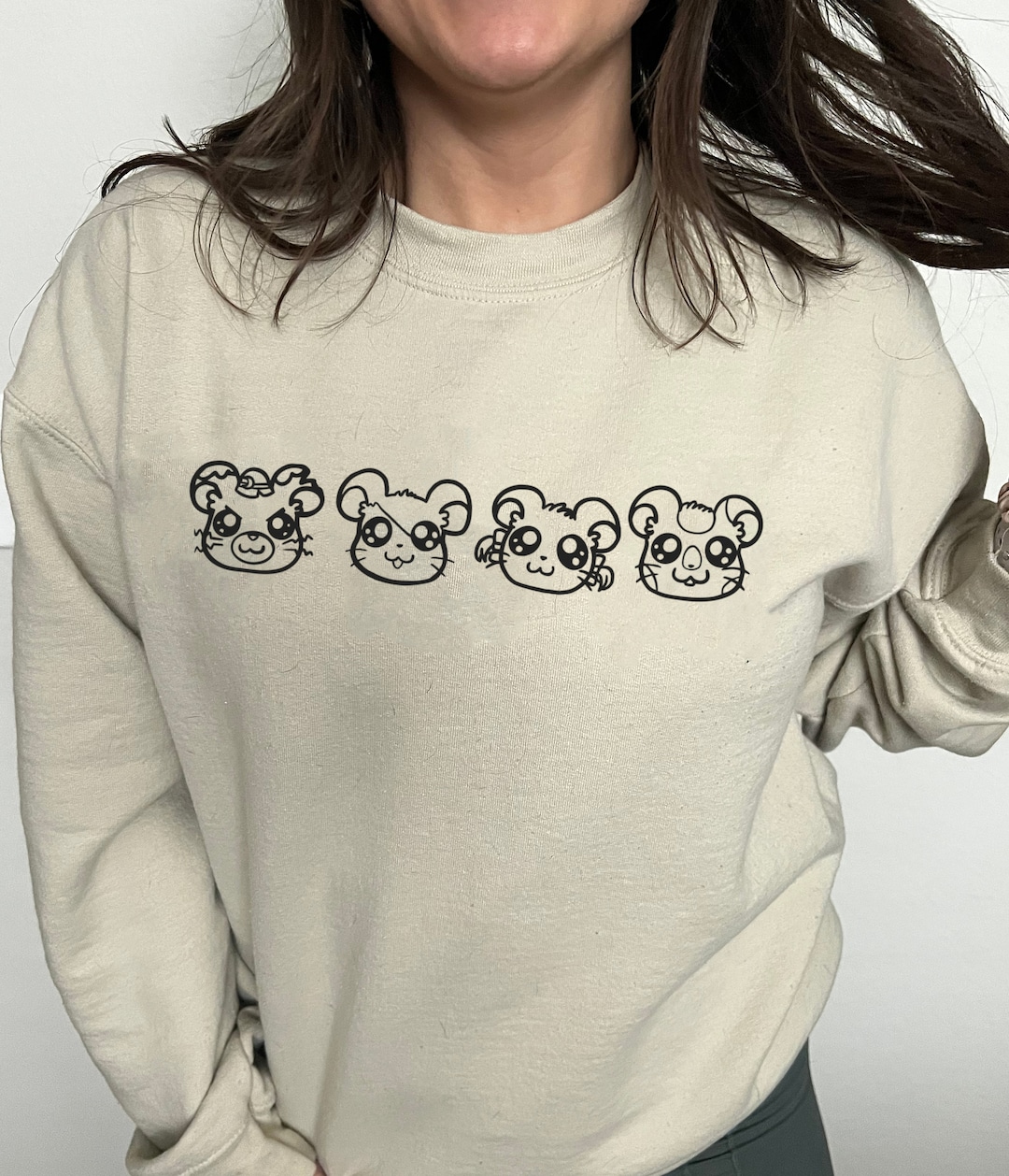Hamaki-Ho White Cotton Sweatshirt main image 1