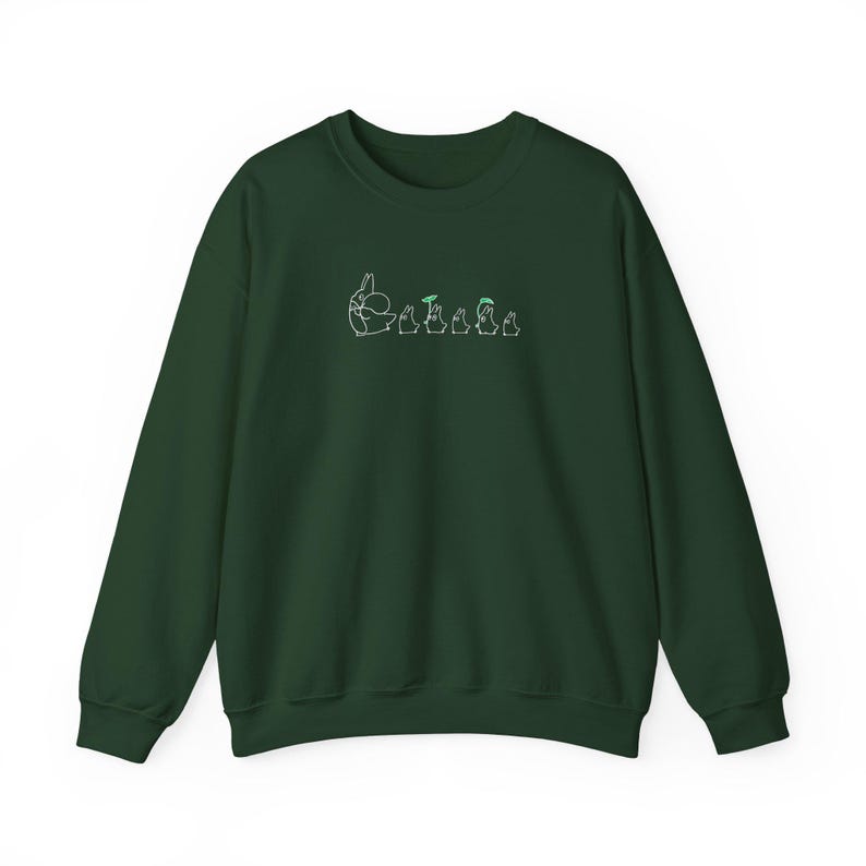 Little Totoros Ghibli Serie Sweatshirt | Gemütliches Anime Sweatshirt Bild 1
