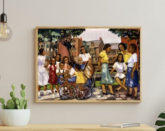 Vintage African American Wall Art Black Children Wall Art Black People Prints  Black Americana Black Digital Art  1930s Wall Art 3756