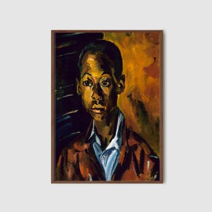 William H. Johnson Portrait Print: African American Art (Digital Download)  3572