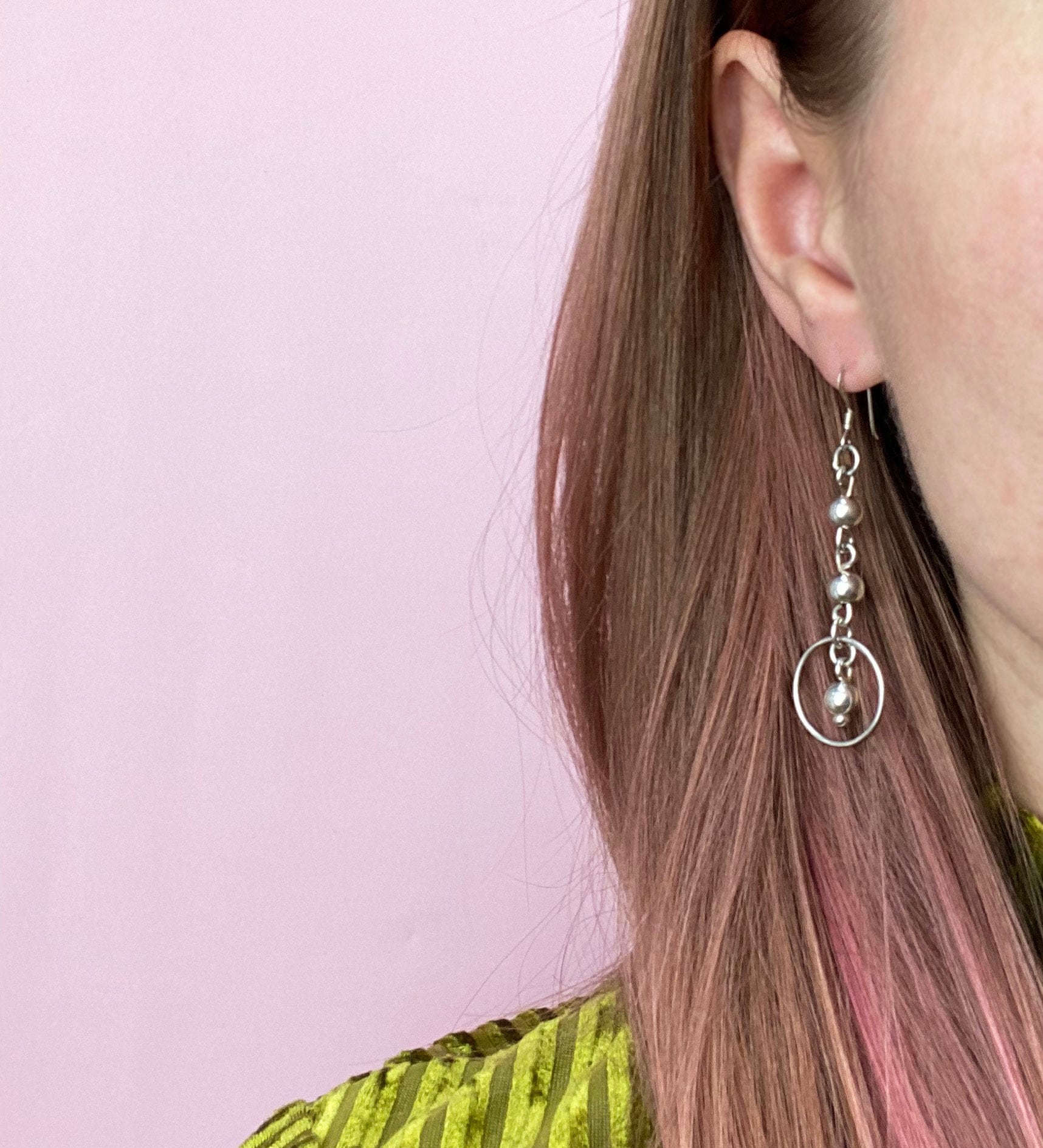 Korean silver earrings discount