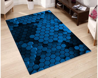 Hexagon Rug - Etsy Denmark