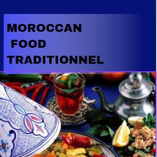 Cooking book of moroccan food traditionnel - moroccan food - digital book