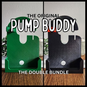 Feeding Pump Carrier Holder | Infinity Pump | Includes Syringe Clip for Medicine/Flush | 500ml & 1200ml Bags | Pump Buddy Double Bundle
