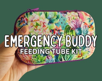 Feeding Tube Emergency Kit | Storage Box for Supplies | Travel-Friendly and Prepared | Essentials in a Discreet Case | Emergency Buddy