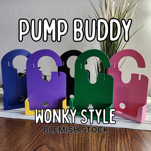 Feeding Pump Carrier Holder | Infinity Pump | Pump Buddy Wonky Style | Discount | Includes Syringe Clip for Medicine | 500ml & 1200ml Bags
