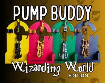 Soporte para bomba de alimentación / Envío gratuito / Incluye pinza para jeringa / Bolsas de 500 ml y 1200 ml / Pump Buddy Edición Mundo Mágico