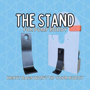 Stand for Pump Buddy | Keep Feeding Pump Holder Upright with Full Bags | Non-Slip Pads