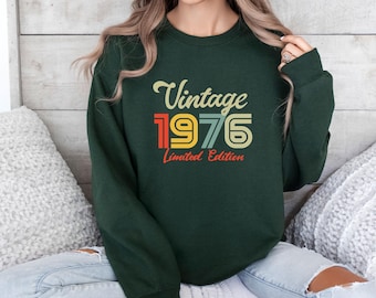 Geburtstags-Sweatshirt, personalisiertes Sweatshirt, Pullover zum 40. Geburtstag, Oberteil zum 21. Geburtstag, personalisiertes Geburtstagsgeschenk, Oberteil zum 30. Geburtstag für Männer, Oberteil für das Geburtstagskind
