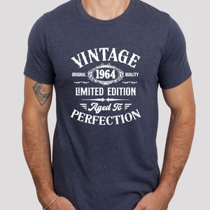 Vintage Tshirt, Custom Birthday Shirt, Limited Edition Tee, 1966 Birthday Shirt, Birthday Party Shirt, 40th Birthday Shirt, Mens Birthday image 3