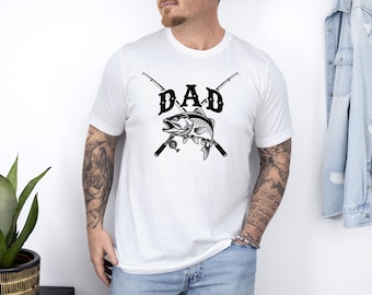 T-shirt de pêche pour papa, cadeau de pêcheur, cadeau de fête des pères, chemise de poisson, tee-shirt de pêche, cadeau pour papa, cadeau de pêche pour papa
