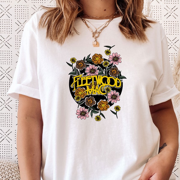 Fleetwood Mac Shirt, Fleetwood Mac Tshirt, Vintage Music Shirt, Music Band T-shirt, Kids Music Shirt, Music Lovers Gift, Rock Band Shirt
