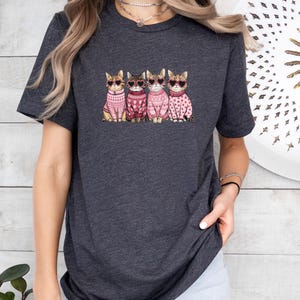 Cat Heart T Shirt, Funny Cat Tshirt, Valentine Cats Tee, Cat Lover Gift, Valentines Day, Cat Mama Shirt, Cat Owner Tee, Cat Gifts