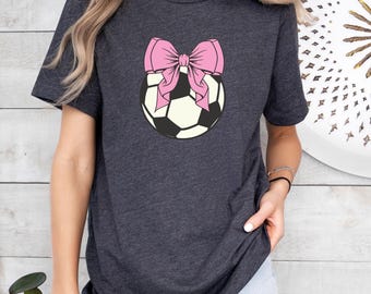 Camiseta de mamá futbolista, camiseta de fútbol con lazo, camiseta de fútbol, camiseta de mamá deportiva, camiseta de fútbol para mujer, camiseta de fútbol para niña, camiseta de jugador de fútbol